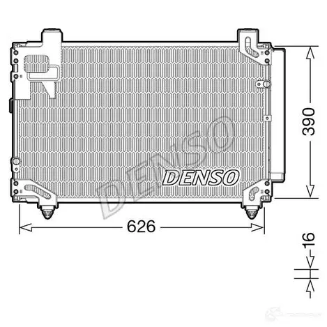 Радиатор кондиционера DENSO 8717613491621 804725 HJNA 5 DCN50044