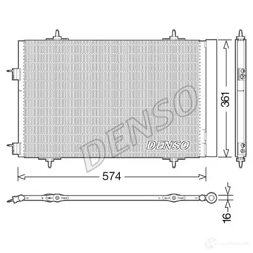 Радиатор кондиционера DENSO DCN21020 8717613489369 804537 P 4XGS изображение 0