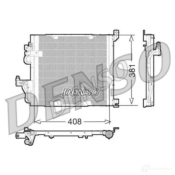 Радиатор кондиционера DENSO 804499 8717613454701 DCN20012 WQYA H