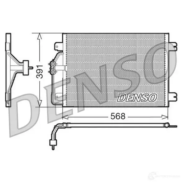 Радиатор кондиционера DENSO 8717613455364 XPE FV1 DCN23010 804549 изображение 0