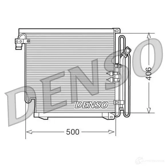 Радиатор кондиционера DENSO 804285 JLY YY DCN02010 8717613454183 изображение 0
