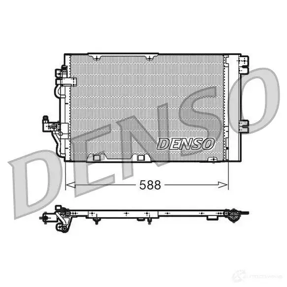 Радиатор кондиционера DENSO DCN20011 8717613454695 804498 JEE JB3 изображение 0