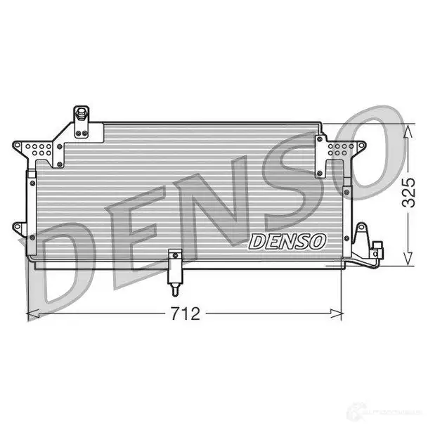 Радиатор кондиционера DENSO 8717613454916 804587 247VZ4 M DCN32005