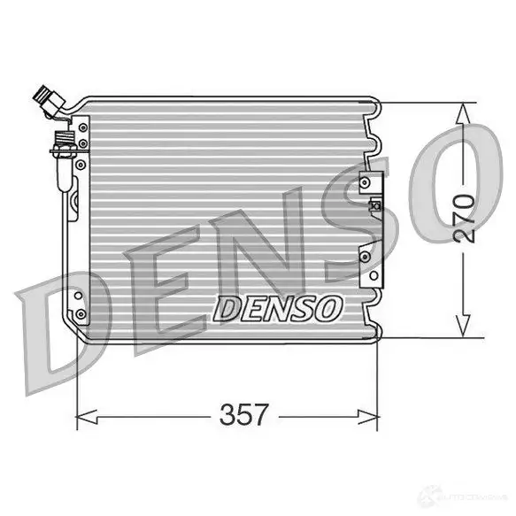 Радиатор кондиционера DENSO DCN28001 804581 8717613454879 ARX1J J7 изображение 0