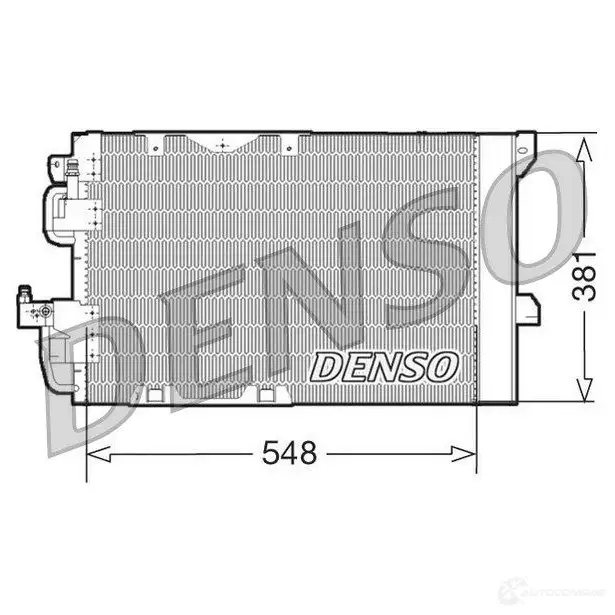 Радиатор кондиционера DENSO DCN20005 804492 74QZJ UC 8717613454657 изображение 0