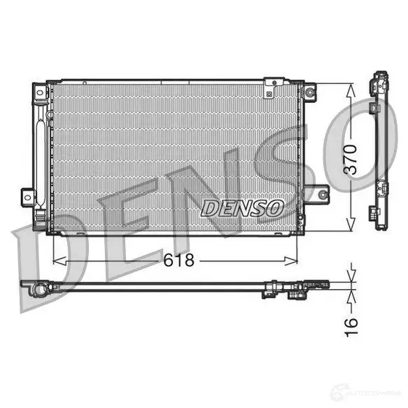 Радиатор кондиционера DENSO 804697 DCN50013 OU 2SB 8717613456699