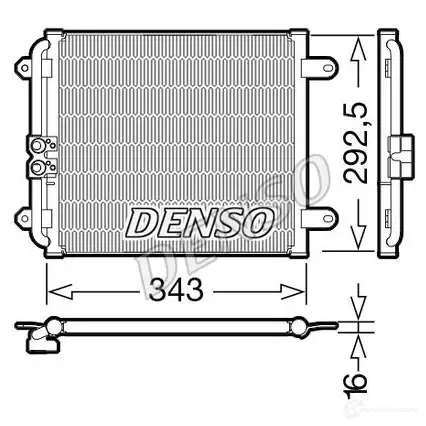 Радиатор кондиционера DENSO 1210439151 8717613494127 QR1 TGSW DCN02032 изображение 0