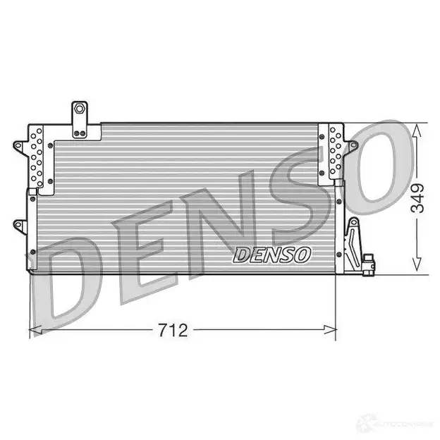 Радиатор кондиционера DENSO AV OYB 804589 DCN32007 8717613454930