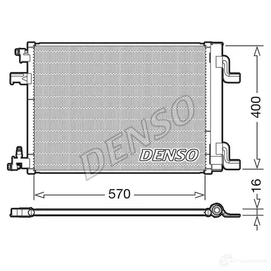 Радиатор кондиционера DENSO DCN20001 804490 8717613491843 J1 IXQ9 изображение 0