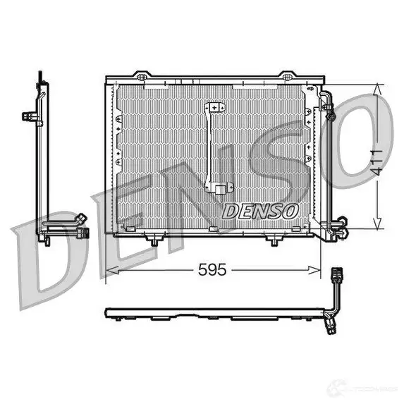 Радиатор кондиционера DENSO 8717613454534 7W 5WDC 804472 DCN17013