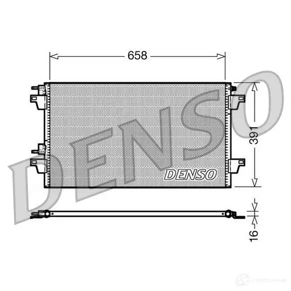 Радиатор кондиционера DENSO 8717613479773 DCN23018 7G U81E7 804557 изображение 0