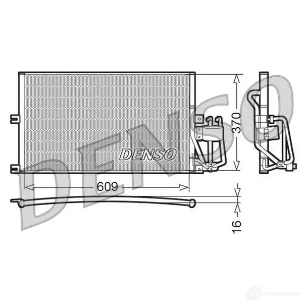 Радиатор кондиционера DENSO 8717613454787 DCN20029 804512 J52 SUH изображение 0