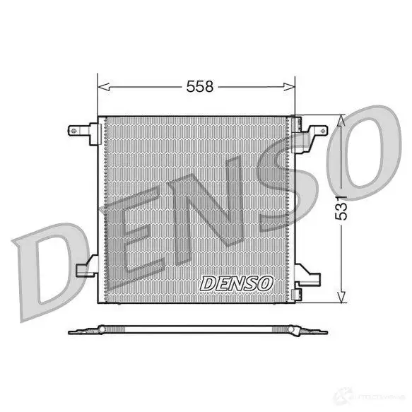 Радиатор кондиционера DENSO DCN17022 8717613454619 804481 D6QZQ4 V изображение 0