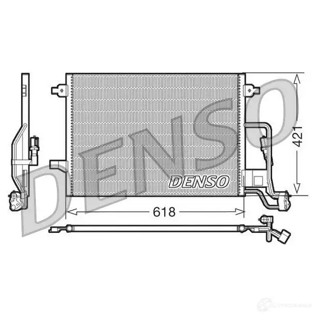 Радиатор кондиционера DENSO 804600 5 OWC1 DCN32018 8717613455005
