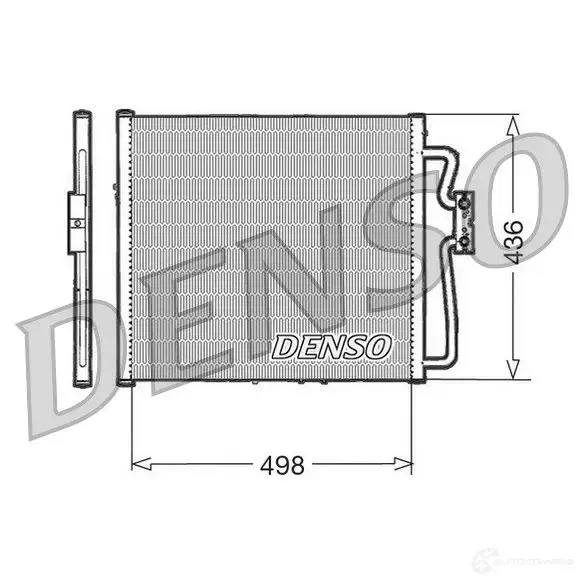 Радиатор кондиционера DENSO 804548 YVZE ZB 8717613455357 DCN23009 изображение 0