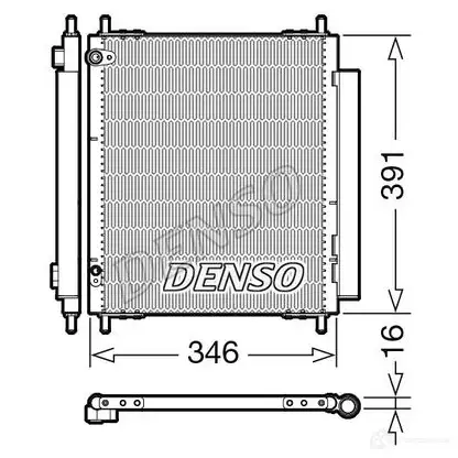 Радиатор кондиционера DENSO 8717613401040 I8 ZGQ3 DCN07003 1210439357 изображение 0