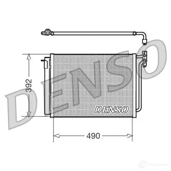 Радиатор кондиционера DENSO 8717613454350 NF9 0H0 804310 DCN05009 изображение 0
