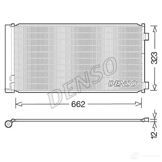 Радиатор кондиционера DENSO 6LSZU Z 1210439301 DCN05103 8717613497869 изображение 0