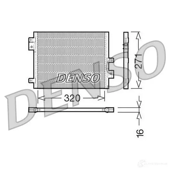 Радиатор кондиционера DENSO ID3 MT 804582 DCN28002 8717613479810 изображение 0