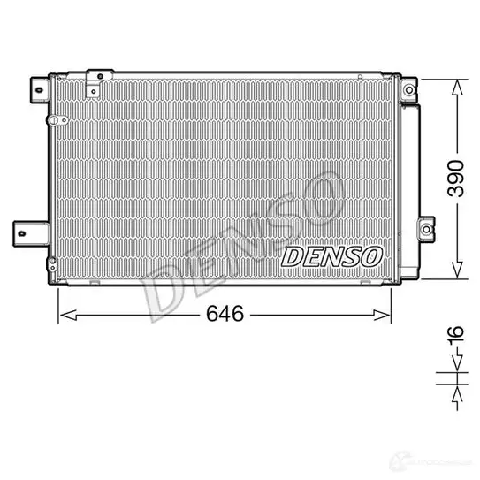 Радиатор кондиционера DENSO 804729 8717613491638 SP76 V8Z DCN50049 изображение 0