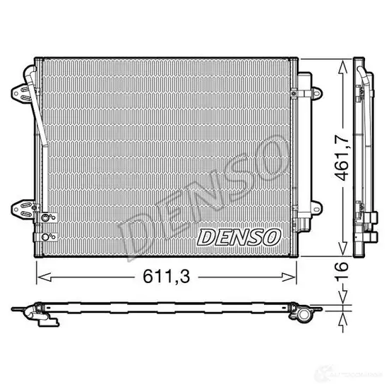 Радиатор кондиционера DENSO DCN32012 H THJVH 8717613489499 804594 изображение 0