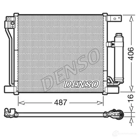 Радиатор кондиционера DENSO P7EP M 804677 8717613491690 DCN46021 изображение 0