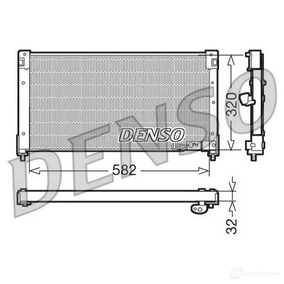 Радиатор кондиционера DENSO 804626 DCN40001 AO P4JYB 8717613456521 изображение 0