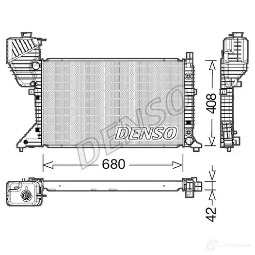 Радиатор охлаждения двигателя DENSO DRM17019 8717613496466 5E9 BH 1298315445