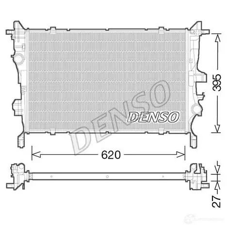 Радиатор охлаждения двигателя DENSO drm09045 NHB M9 1210471559 8717613496183
