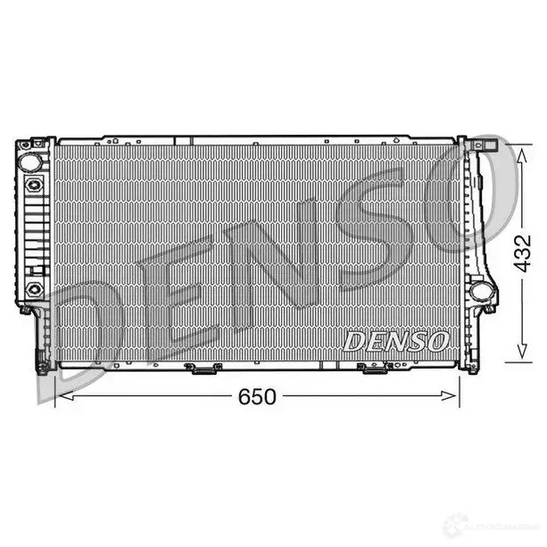 Радиатор охлаждения двигателя DENSO DRM05062 807170 8717613468593 EHMCV B7 изображение 0