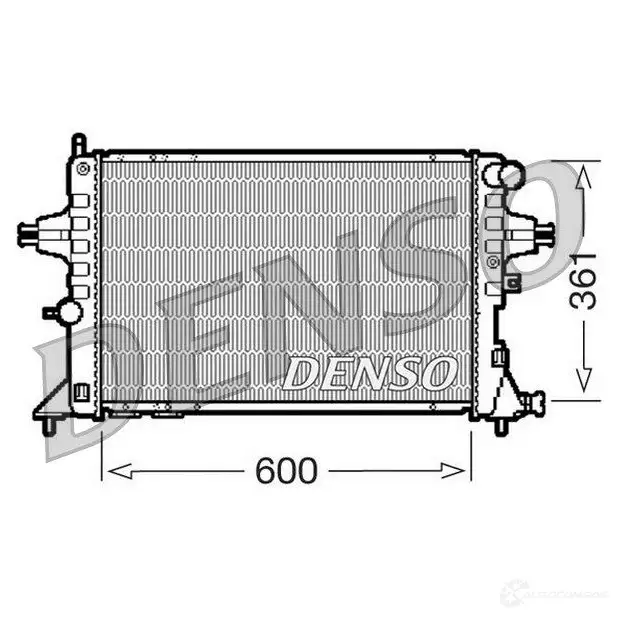 Радиатор охлаждения двигателя DENSO 8717613470008 807562 DRM20084 1ZT0 EK изображение 0