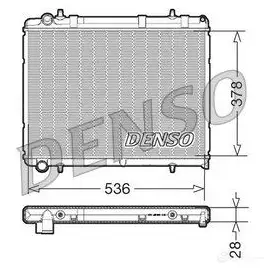 Радиатор охлаждения двигателя DENSO 807612 8717613478370 DRM21035 PIXT PS