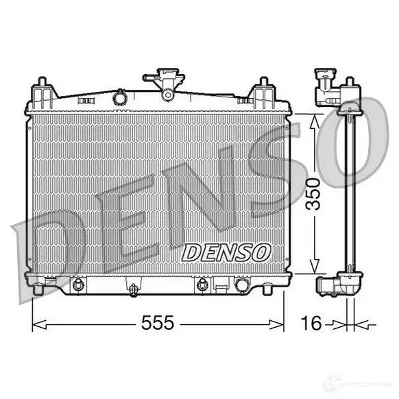 Радиатор системы охлаждения DENSO 807889 DRM44018 8717613483619 9CXF B изображение 0