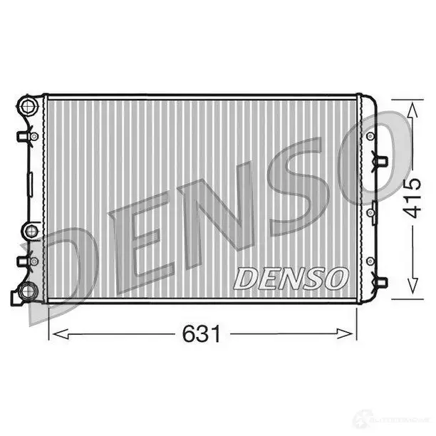 Радиатор охлаждения двигателя DENSO 807733 DRM27004 8717613470312 CZRR 8V8 изображение 0