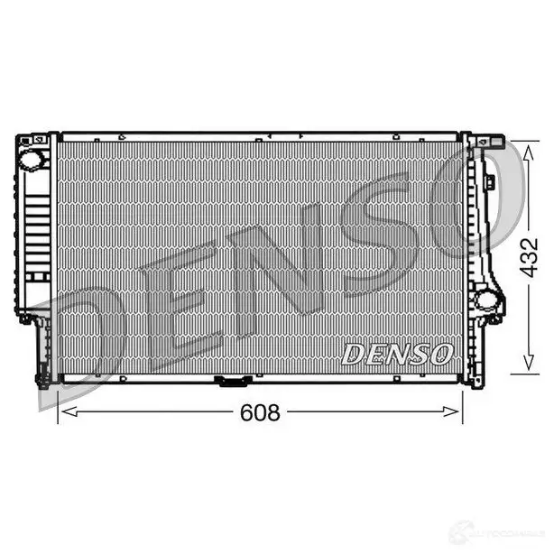 Радиатор охлаждения двигателя DENSO 807169 8717613468586 ETL 0AN DRM05061 изображение 0