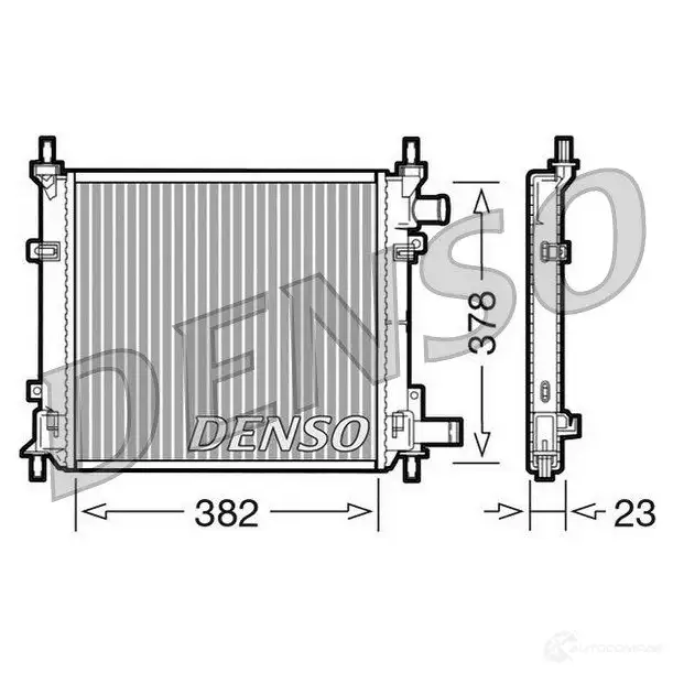 Радиатор охлаждения двигателя DENSO 807357 DRM10060 Z FK7DB 8717613473542 изображение 0