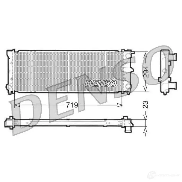 Радиатор охлаждения двигателя DENSO DRM32026 807754 8CX VR 8717613470510 изображение 0