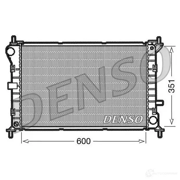 Радиатор охлаждения двигателя DENSO DRM10051 8717613473528 R09 CL68 807355 изображение 0