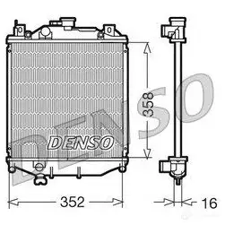 Радиатор охлаждения двигателя DENSO 807993 DRM47005 8717613475195 9 JTEV6U изображение 0