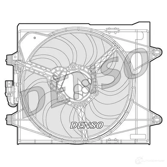 Вентилятор радиатора DENSO 12SWA5 P 805636 8717613485408 DER09052
