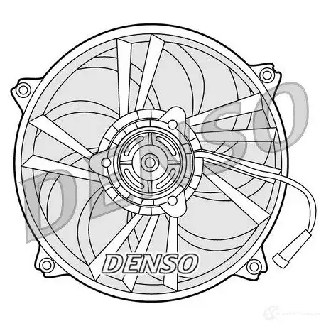 Вентилятор радиатора DENSO 805712 DER21014 8717613463338 Q3L50K 8 изображение 0