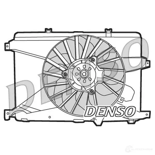 Вентилятор радиатора DENSO 805565 8717613463727 LP 0W6 DER01014