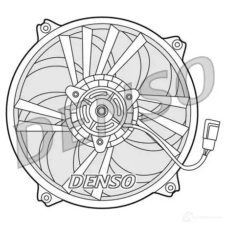 Вентилятор радиатора DENSO 805713 DER21015 4 Q0B4 8717613463345 изображение 0