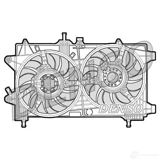 Вентилятор радиатора DENSO 8717613464229 4 133V DER09043 805627