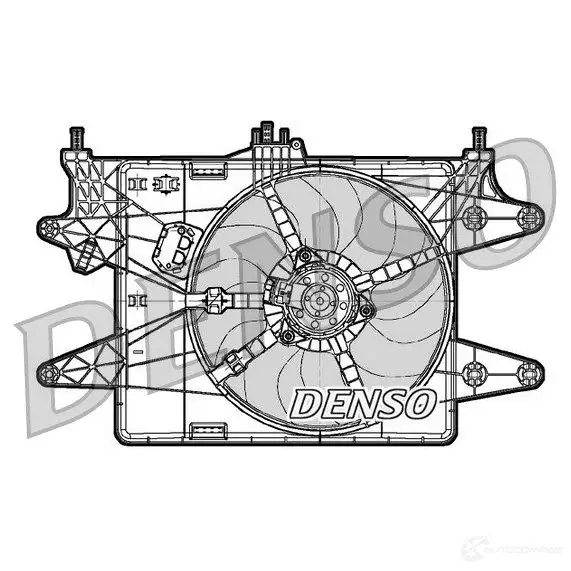 Вентилятор радиатора DENSO 8717613464410 805658 DER09082 1LR CD