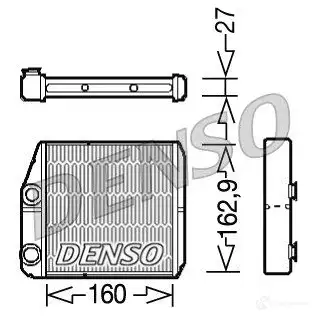 Радиатор печки, теплообменник DENSO KNHL H0 DRR09035 8717613485071 808139
