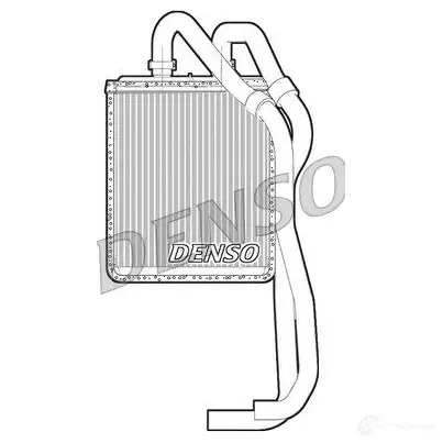 Радиатор печки, теплообменник DENSO 8717613476215 5 BYJ8E drr12021 581805502