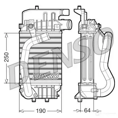 Интеркулер DENSO OR OFHD 8717613467381 dit50004 806449 изображение 0