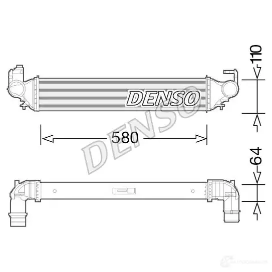 Интеркулер DENSO 8717613496190 dit09117 1210456137 9RJY N2 изображение 0