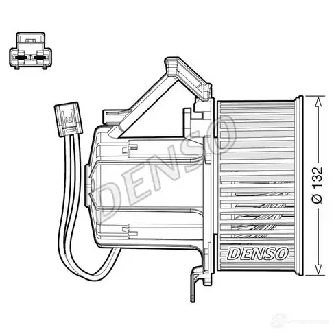 Моторчик вентилятора печки DENSO SZDC H 1437339526 DEA02008 изображение 0